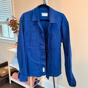 Frank & Oak Button Up / Chore Coat - Men's, Medium, Blue